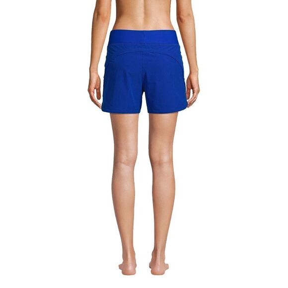 Land’s End 2 piece  5” inseam rashguard SP and board shorts panty bright blue 8 - Picture 6 of 9